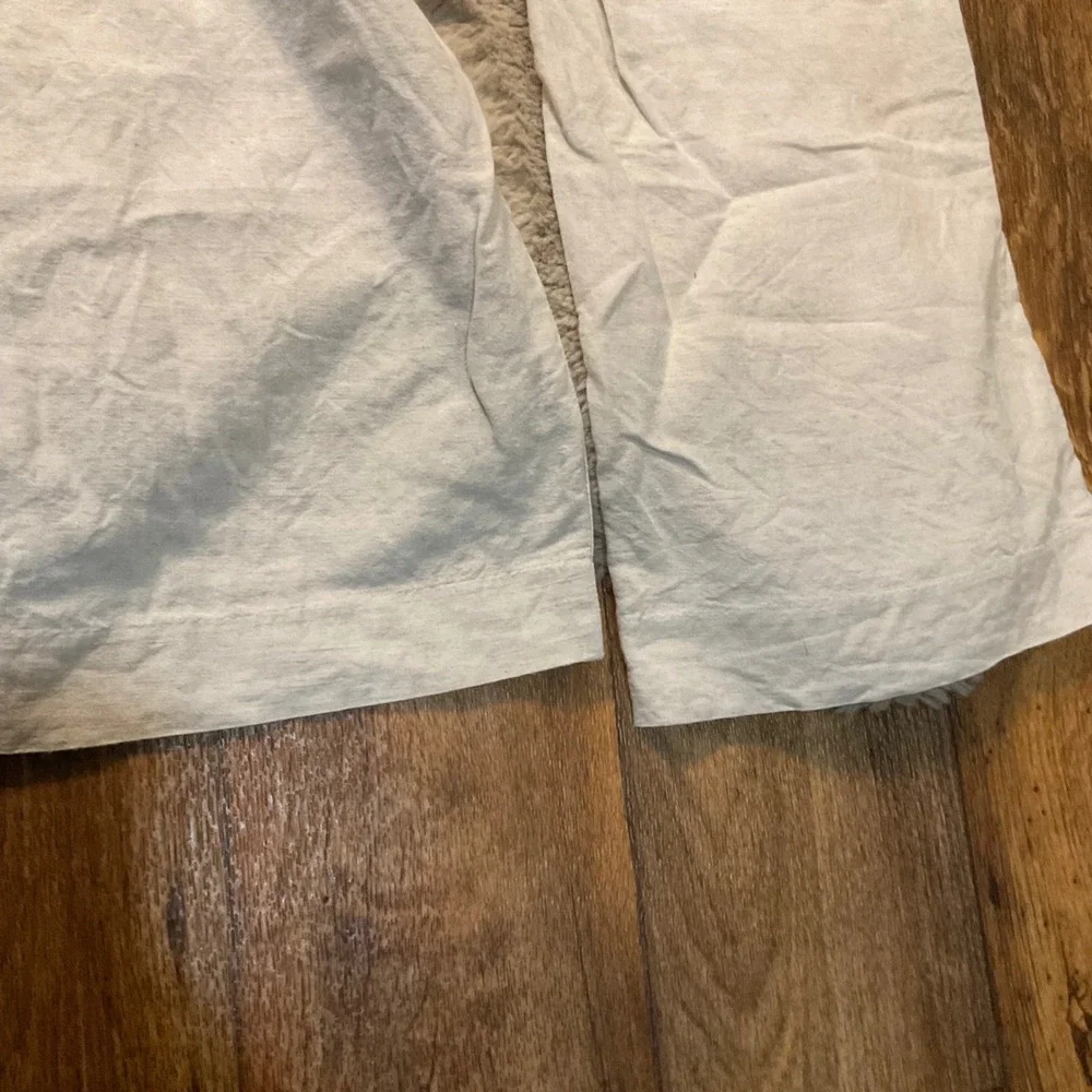 Banana Republic Martin Fit Pants Size 14‎ Linen Cotton Womens Tan Tousers Dress
